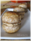 Macarons champignons au foie gras